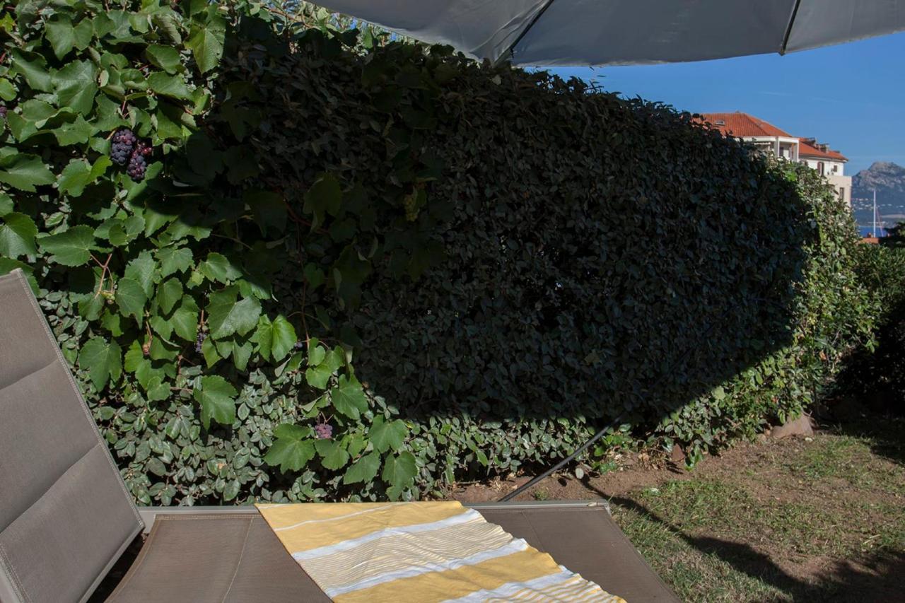 Mare Appart Avec Jardin Et Bbq Vue Mer Et Montagne Plage Et Port A 2 Pas Calvi  Zewnętrze zdjęcie