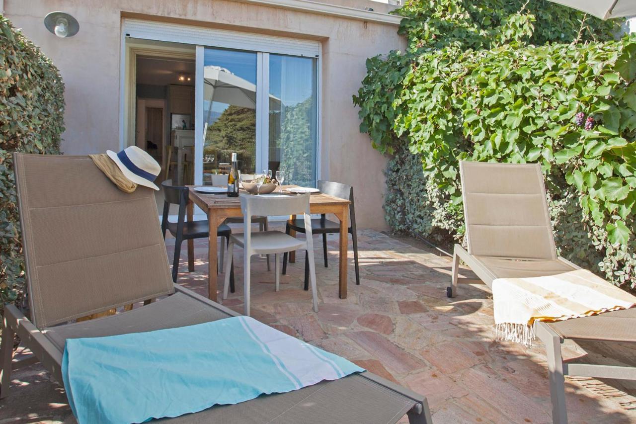 Mare Appart Avec Jardin Et Bbq Vue Mer Et Montagne Plage Et Port A 2 Pas Calvi  Zewnętrze zdjęcie